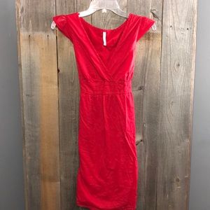 Old Navy Size M Sleeveless Red Tight Fitting Dress